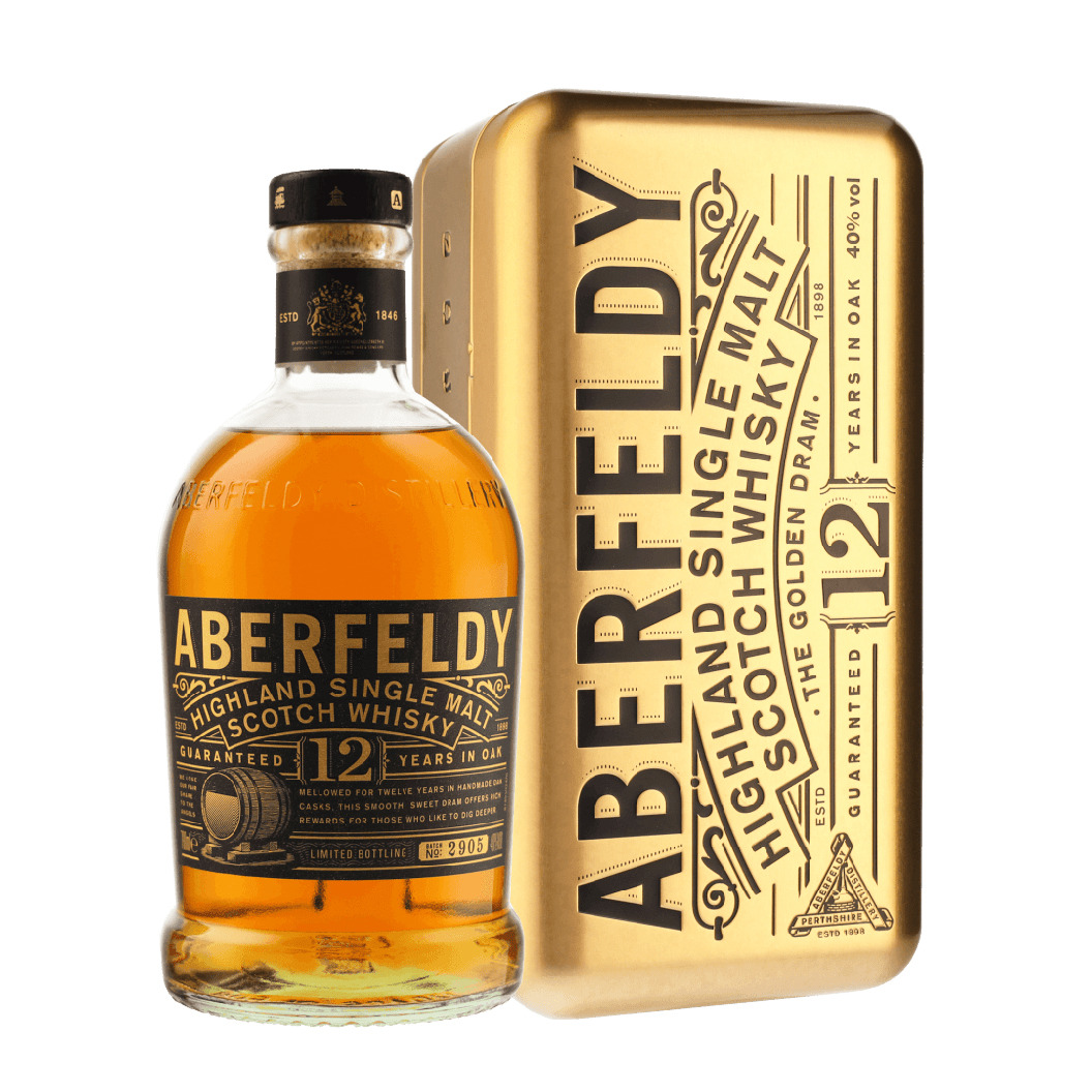Aberfeldy, 12 years - Goldbar Giftpack 70cl