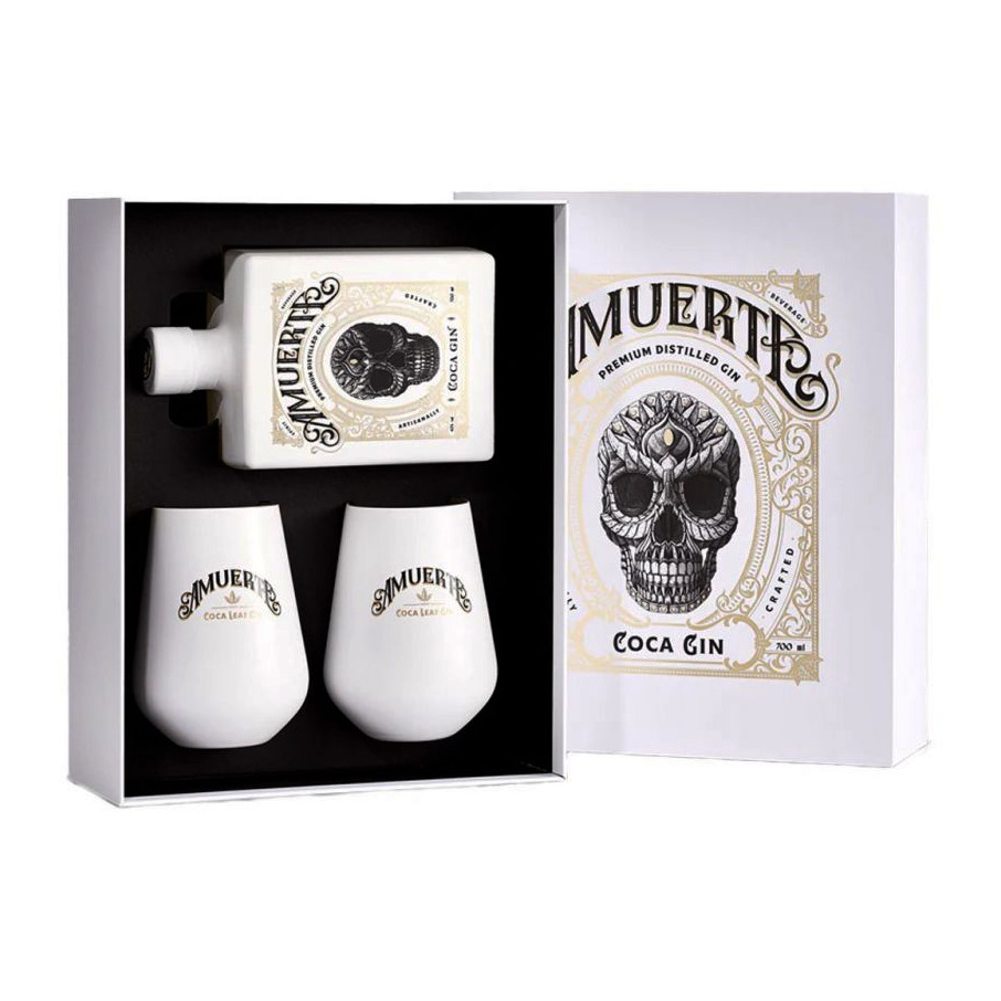 Amuerte - White Edition Giftpack 2 Glazen 70cl