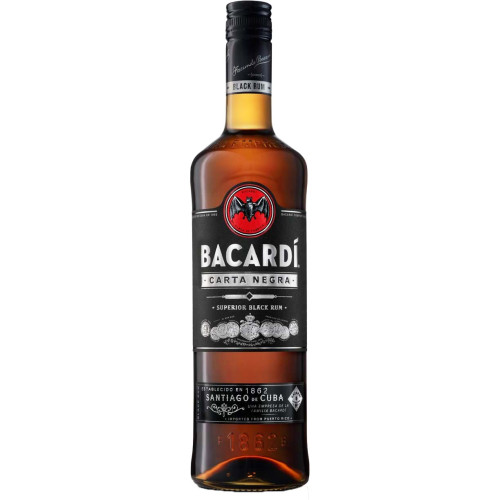 Bacardi - Carta Negra 1 liter