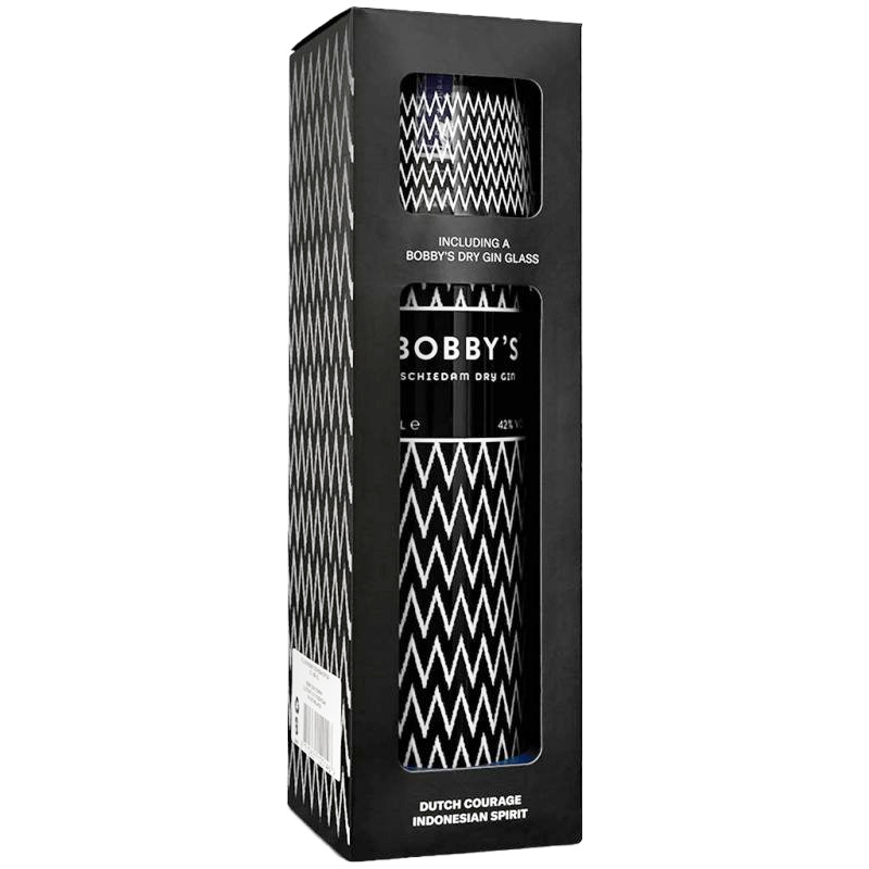 Bobby's Gin - Giftpack Glass 70cl