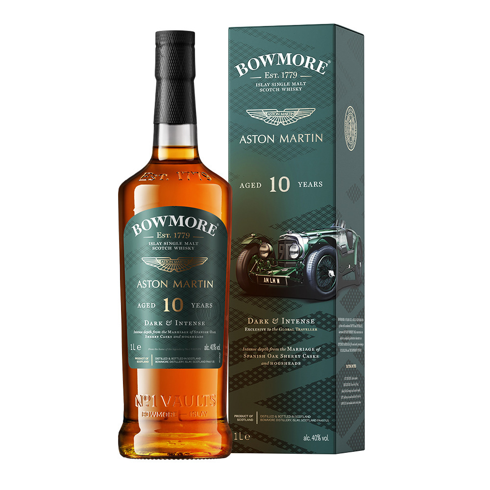 Bowmore, 10 years - Aston Martin Limited Edition 1 liter