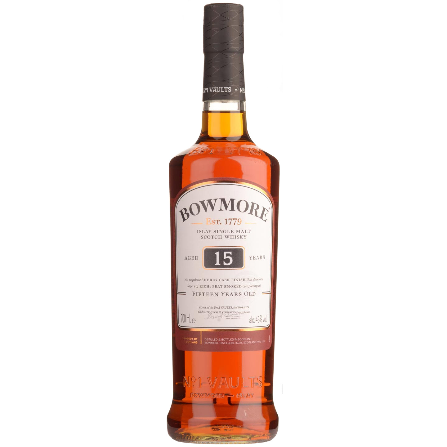 Bowmore, 15 years - Sherry Cask Finish 70cl