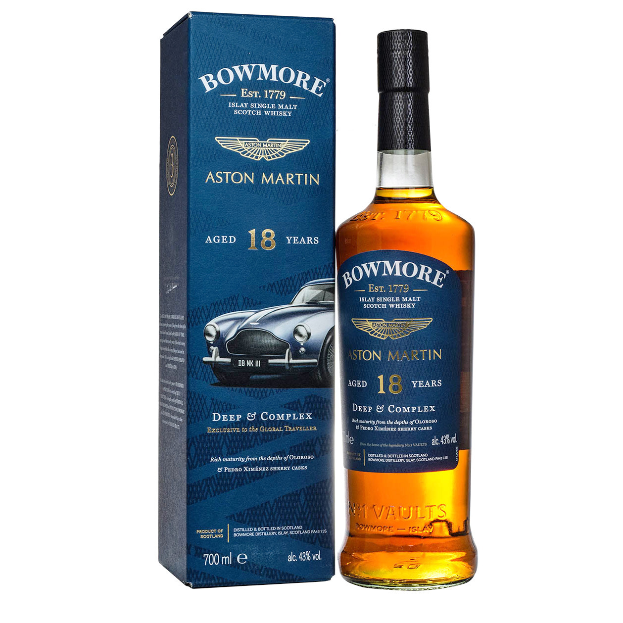 Bowmore, 18 years - Aston Martin Limited Edition 70cl