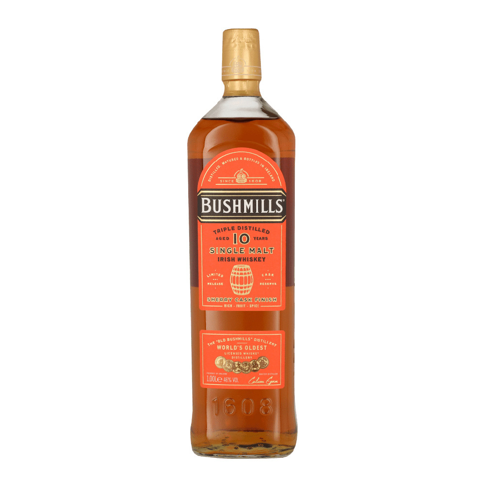 Bushmills, 10 years - Sherry Cask 1 liter