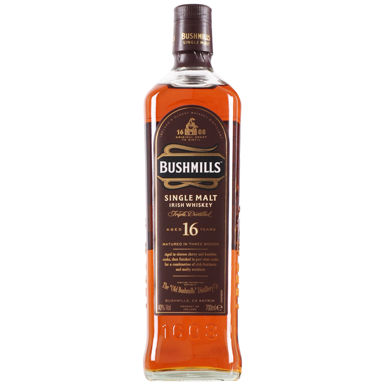 Bushmills Malt, 16 years - Three Wood 70cl