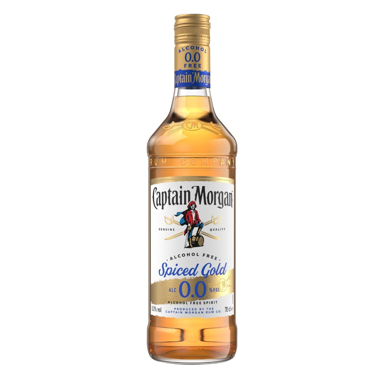 Captain Morgan - Spiced Gold 0.0% 70cl