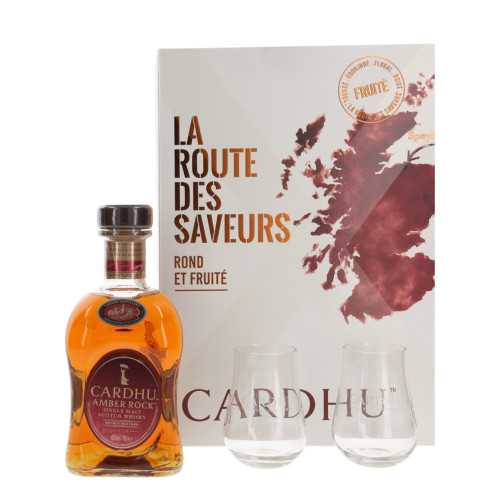 Cardhu - Amber Rock Giftpack met 2 Glazen 70cl