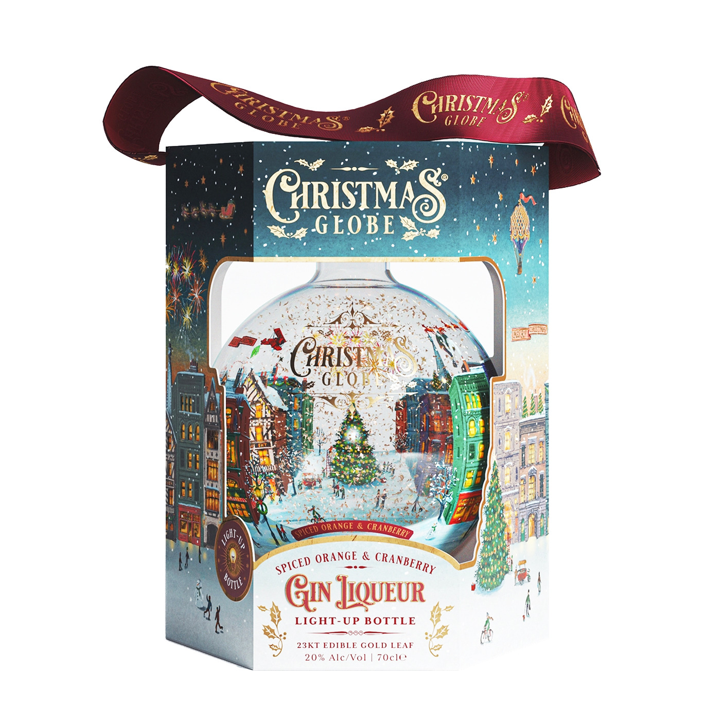 Christmas Globe - Spiced Orange & Cranberry Gin Liqueur 70cl