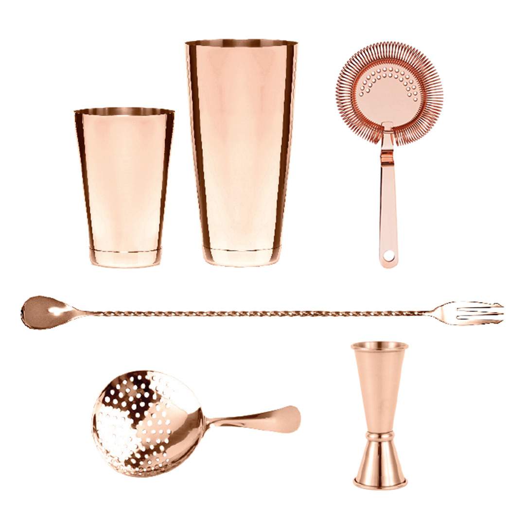 Cocktail Tools Boxed Set Copper set