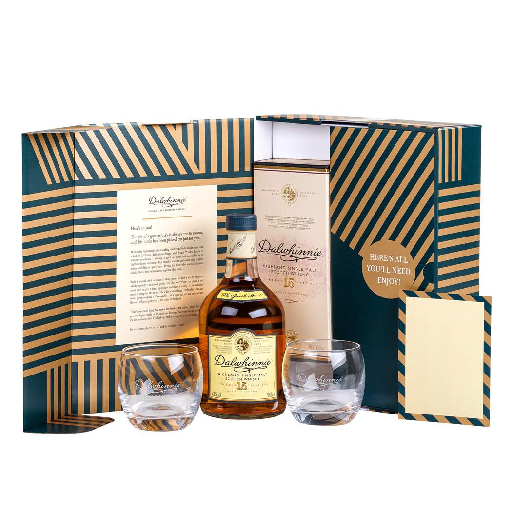 Dalwhinnie Gift Pack 2 Glazen 70cl