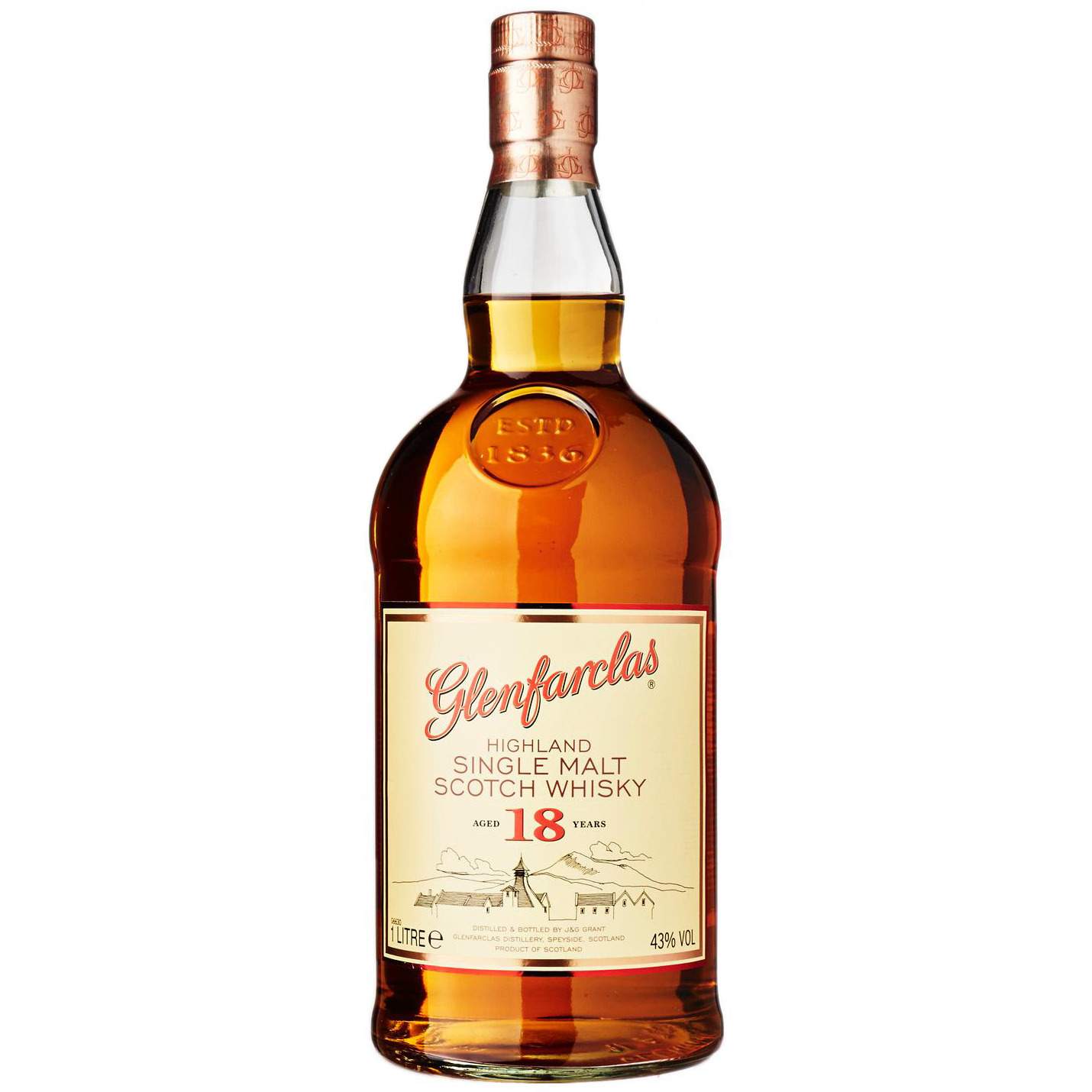 Glenfarclas, 18 years 1 liter