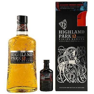 Highland Park, 12 Y met Dragon Legend 70cl