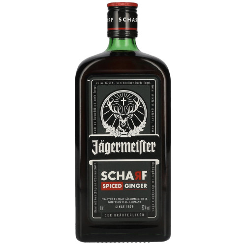 Jägermeister - Scharf Hot Ginger 1 liter