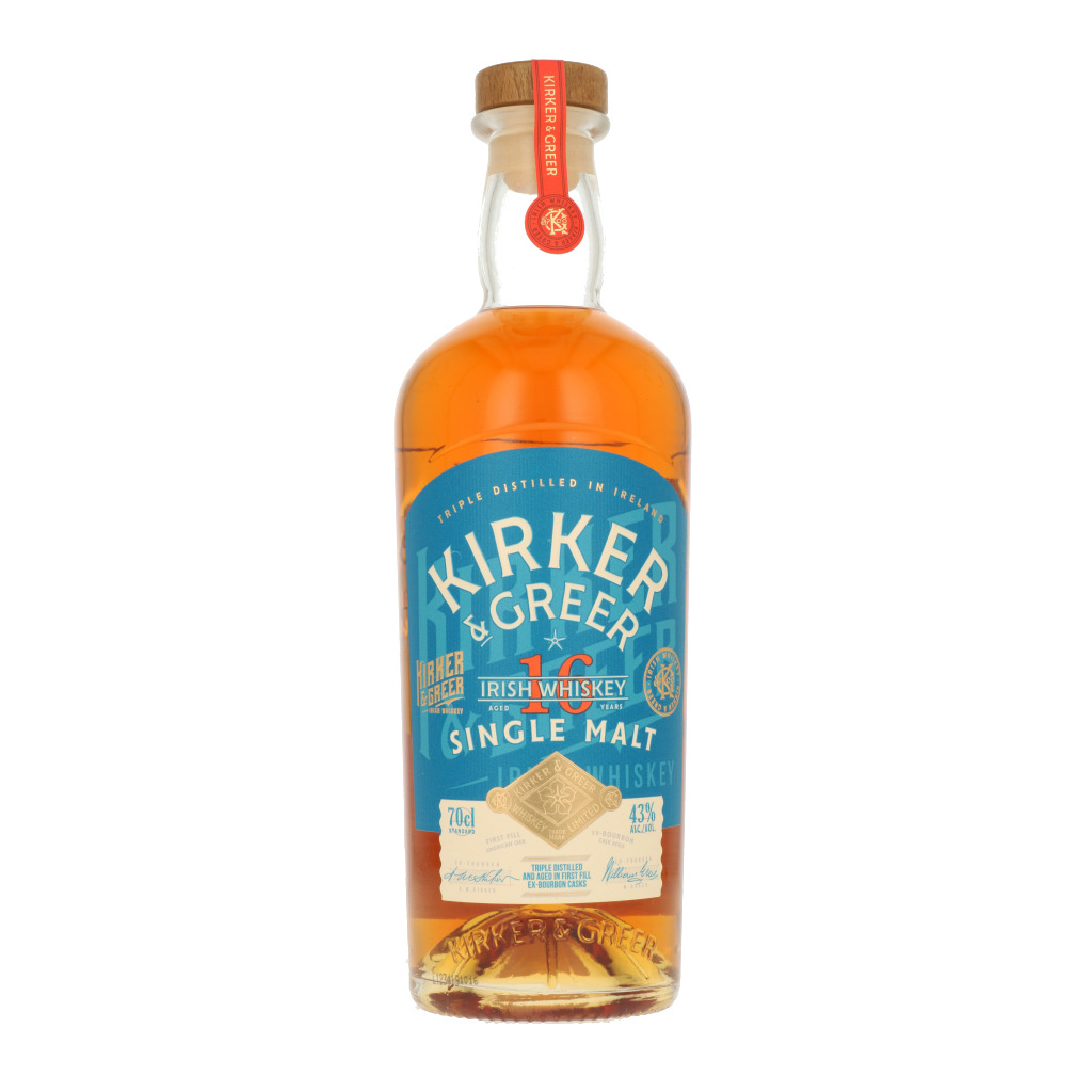 Kirker & Greer, 16 years - Shamrock Single Malt 70cl