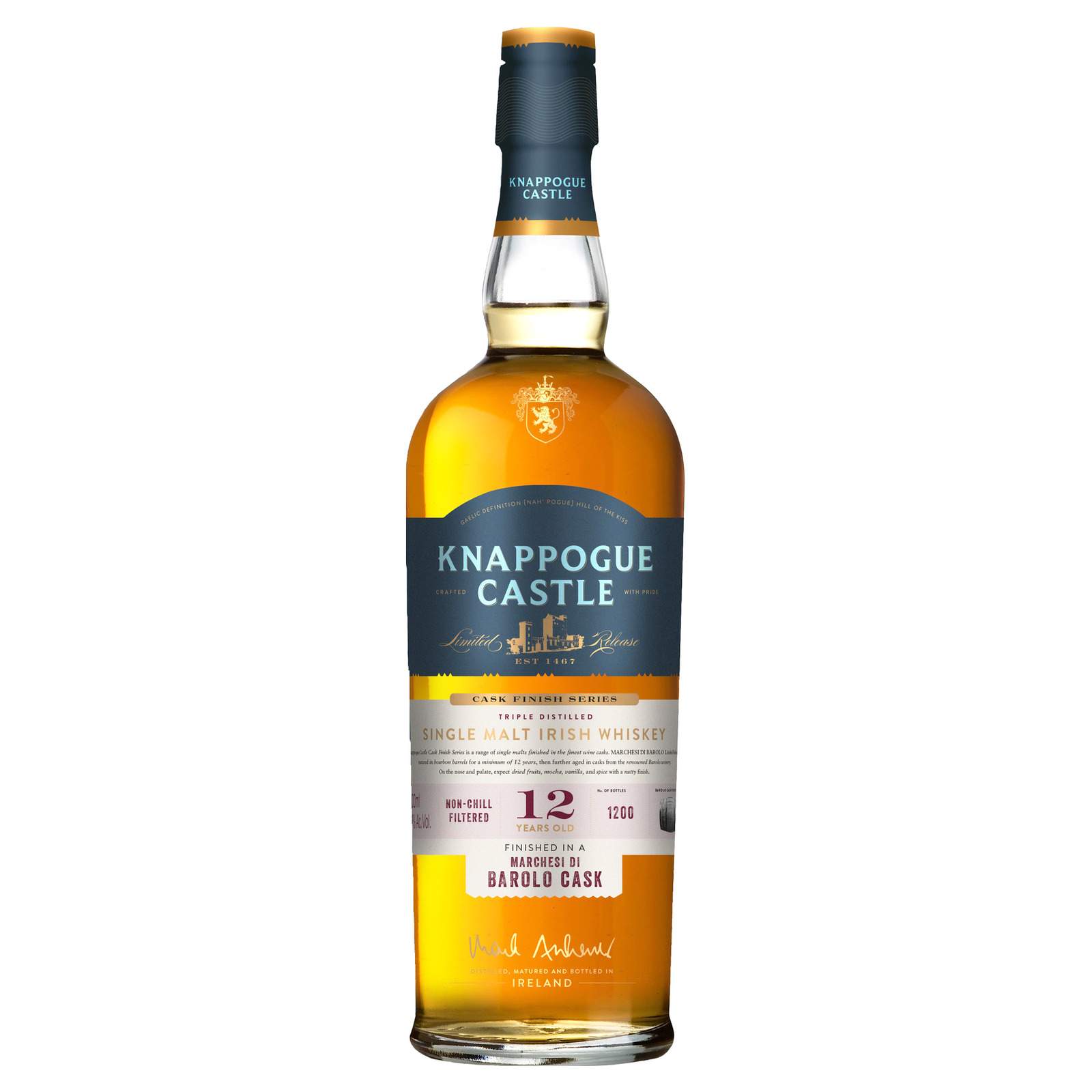 Knappogue Castle, 12 years - Barolo Cask 70cl