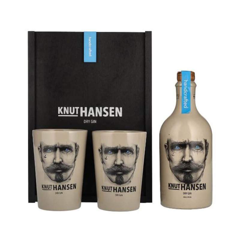 Knut Hansen + 2 Ceramic Cups 50cl