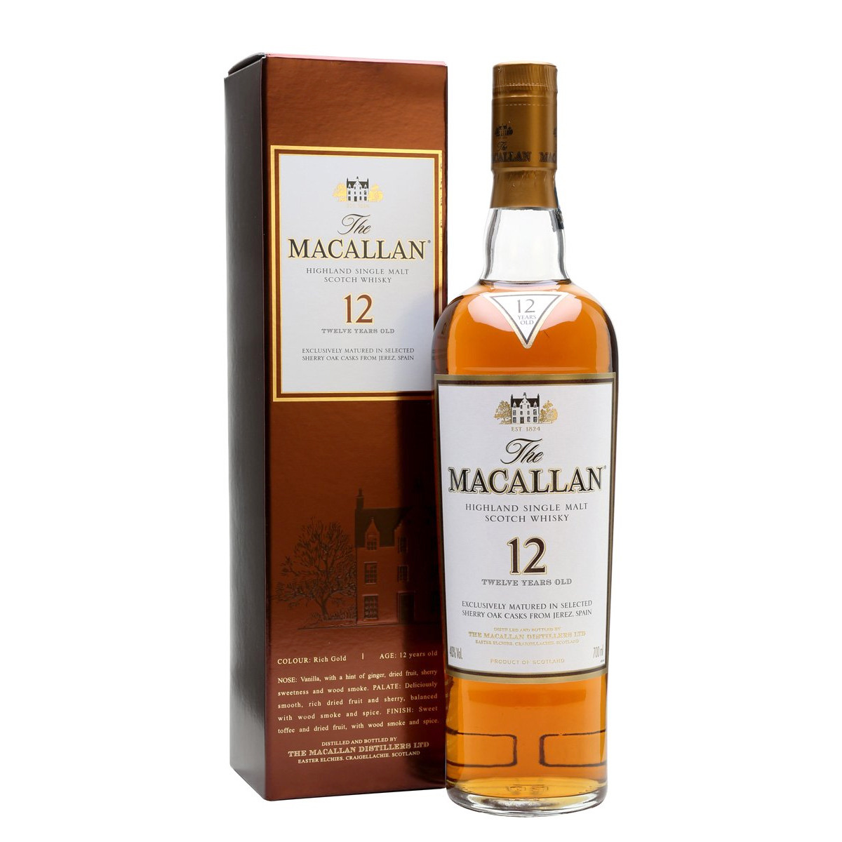 Macallan, 12 years - Sherry Oak Cask 70cl