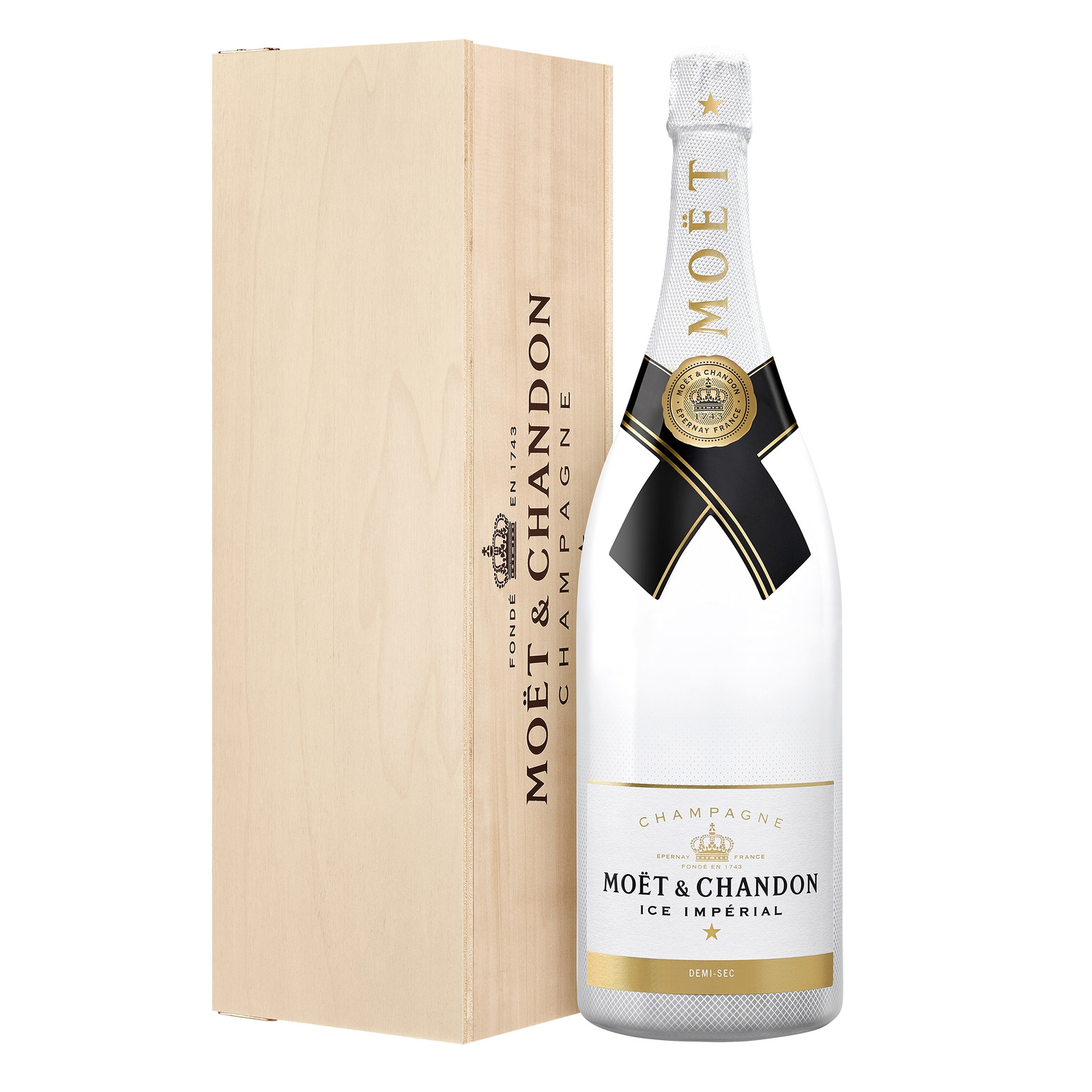 Moët & Chandon - Ice Impérial Jeroboam Wooden Giftbox 3 liter