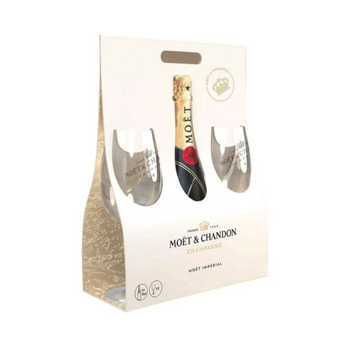 Moët & Chandon - Impérial Brut Giftpack 2 Glasses 75cl