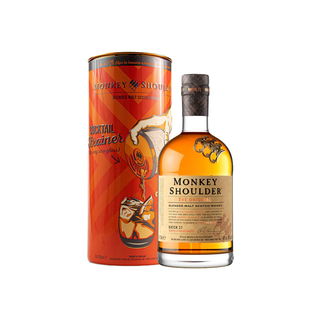 Monkey Shoulder - Cocktail Strainer Gift 70cl