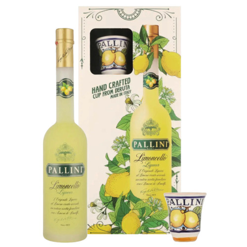 Pallini - Limoncello Gift Pack met Glas 50cl