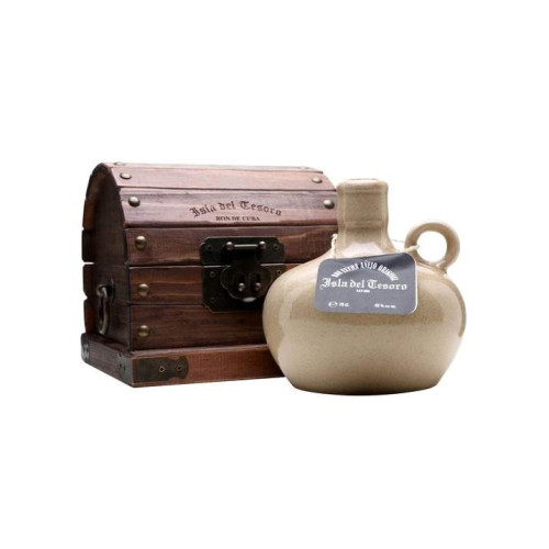 Santiago de Cuba - Isla Del Tesoro Wooden Giftbox 70cl