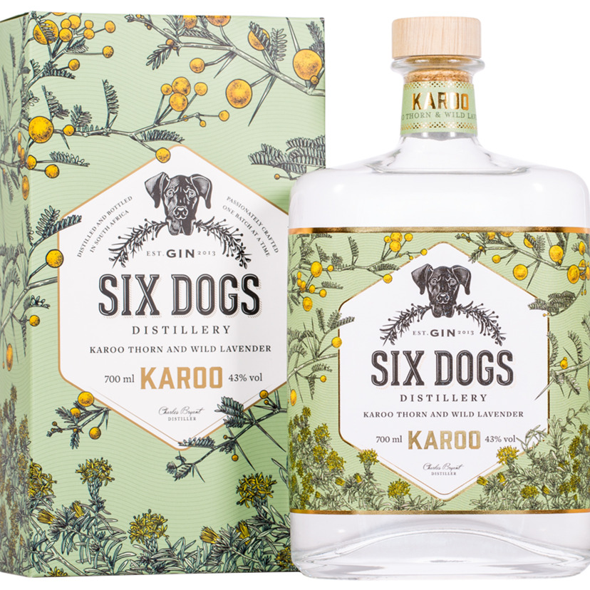 Six Dogs - Karoo Gin 70cl