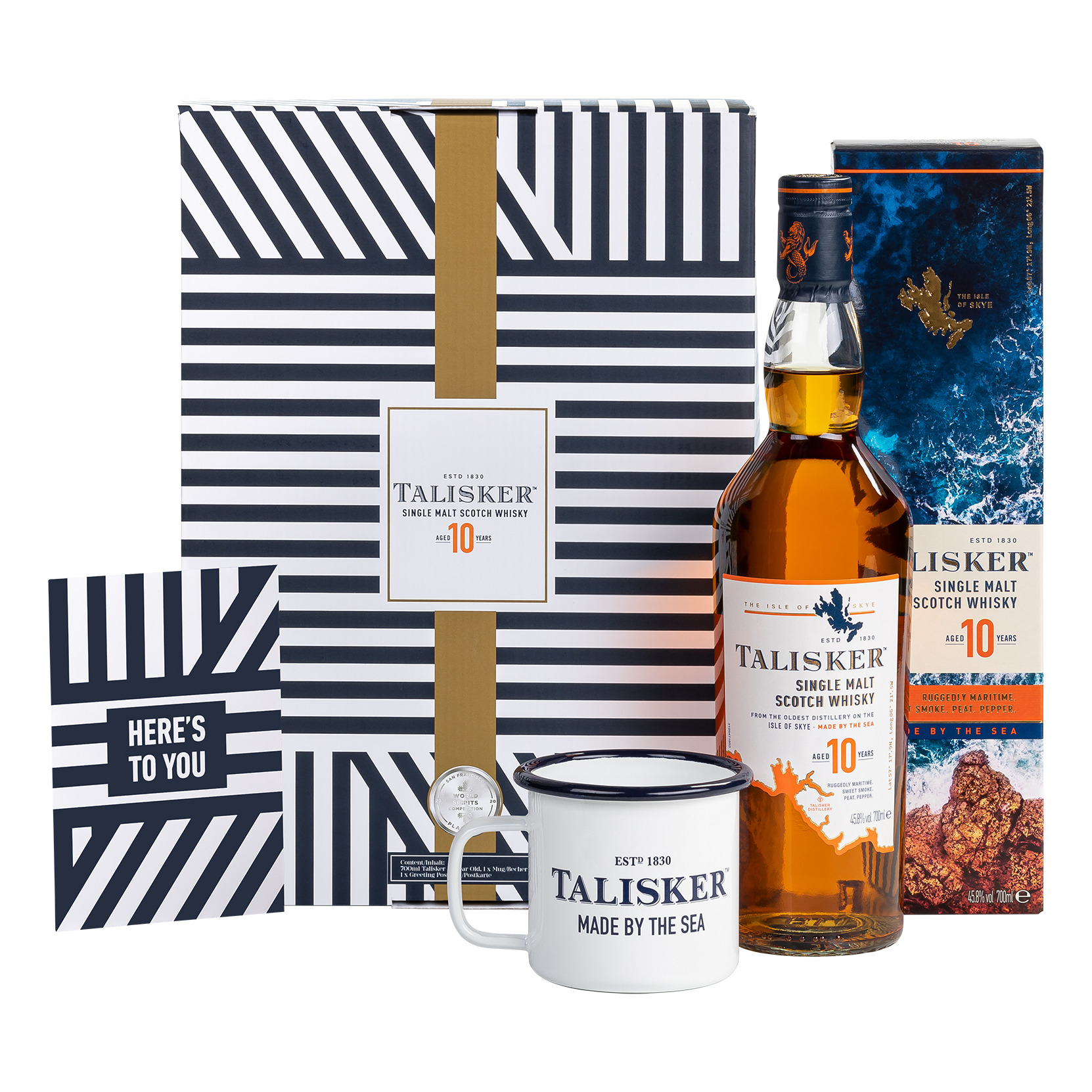 Talisker, 10 Y Giftpack Mok 70cl