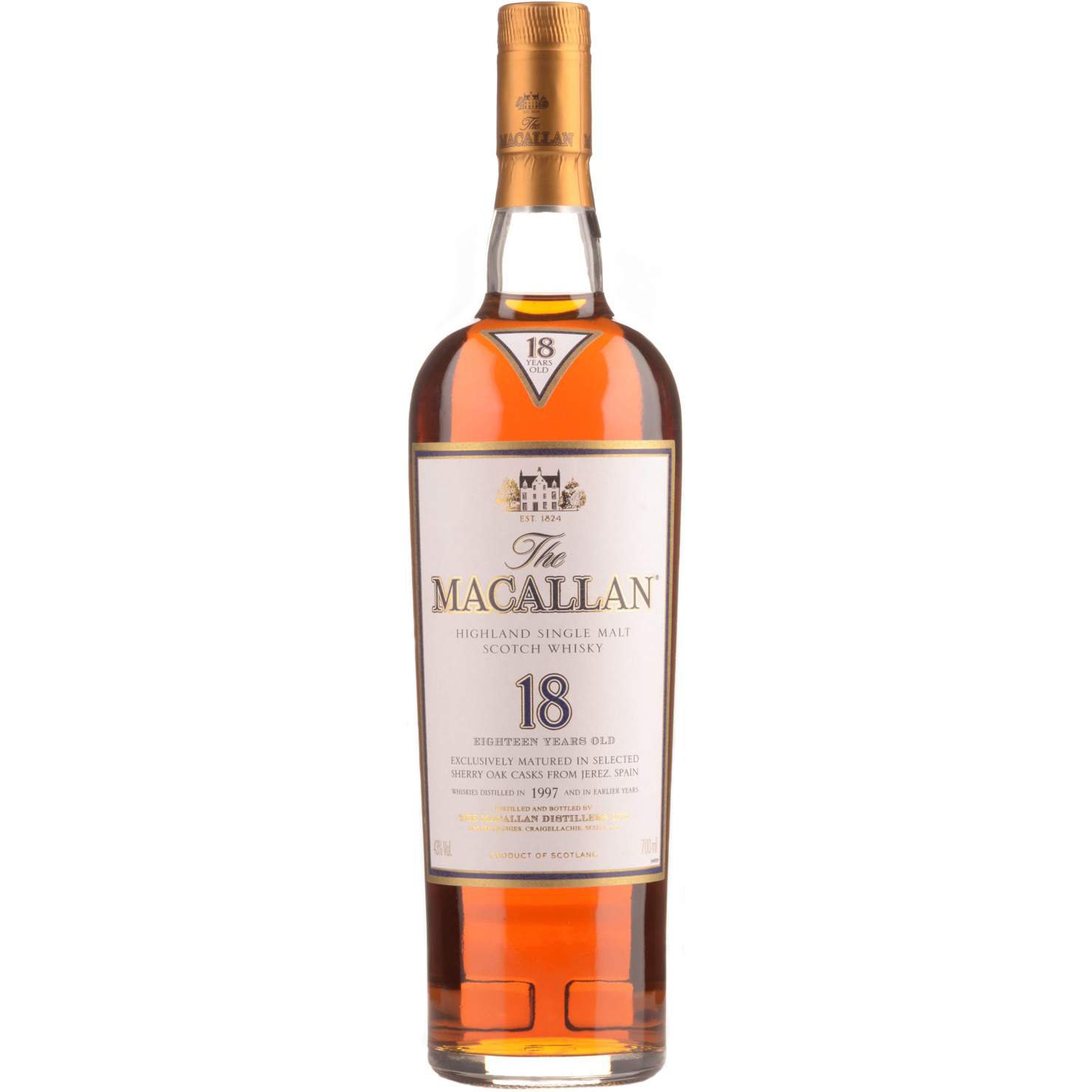 The Macallan, 18Y - Sherry Oak 70cl