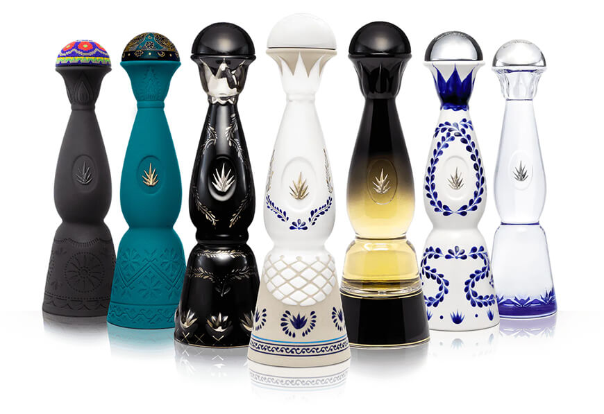 Verschillende soorten Clase Azul Tequila en Mezcal