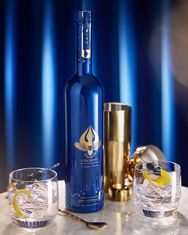 Luchino Wodka Blauw